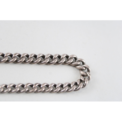 2326 - An antique silver Albert watch chain - approx. gross weight 40g