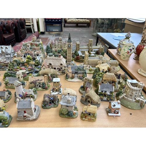 363 - Approx. 54 Lilliput Lane sculptures to include Durham Cathedral limited edition no. 498 of 650, West... 