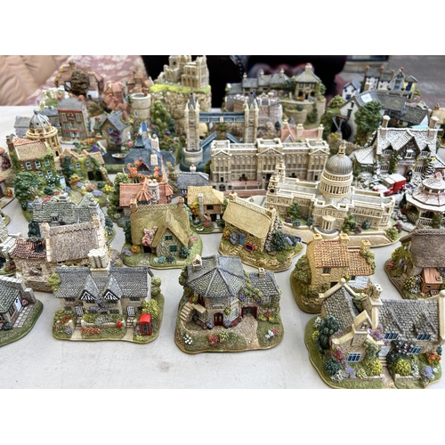 365 - Approx. 49 Lilliput Lane sculptures to include Whitby Harbour limited edition no. 426 of 850, The Go... 