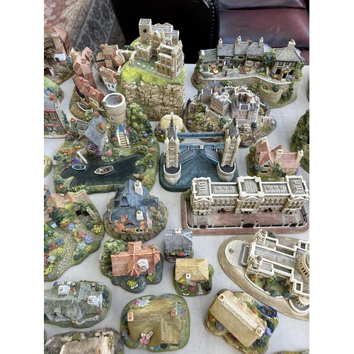 365 - Approx. 49 Lilliput Lane sculptures to include Whitby Harbour limited edition no. 426 of 850, The Go... 