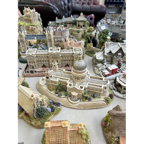 365 - Approx. 49 Lilliput Lane sculptures to include Whitby Harbour limited edition no. 426 of 850, The Go... 