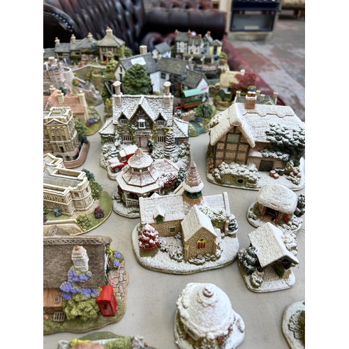 365 - Approx. 49 Lilliput Lane sculptures to include Whitby Harbour limited edition no. 426 of 850, The Go... 