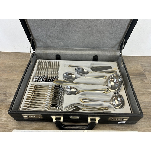 423 - A cased Willhiem Edelstahl Rostfrei cutlery set