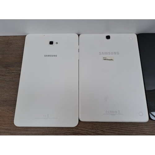 746 - Four Samsung tablets to include Galaxy Tab S3, Galaxy Tab E, Galaxy Tab A etc.