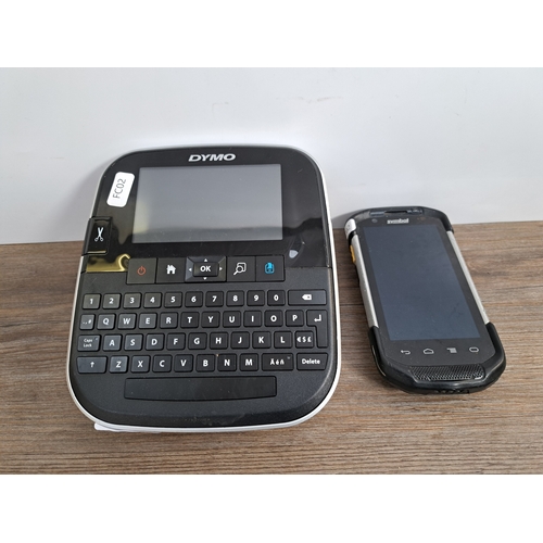 773 - Two items, one Dymo Label Manager 500TS label maker and one Symbol TC75BH mobile Android touch compu... 