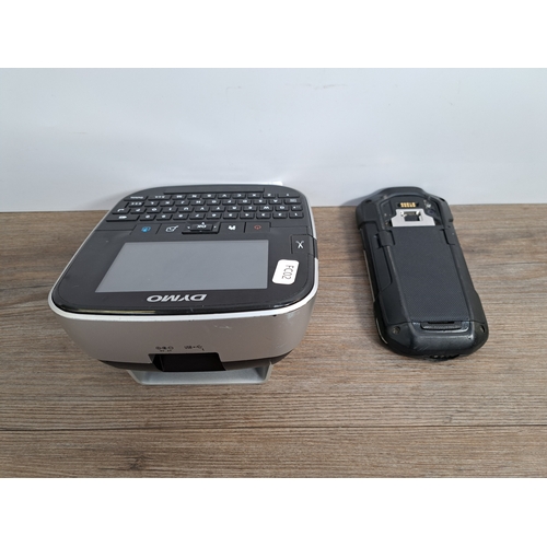 773 - Two items, one Dymo Label Manager 500TS label maker and one Symbol TC75BH mobile Android touch compu... 