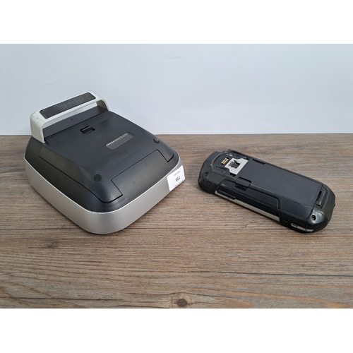 773 - Two items, one Dymo Label Manager 500TS label maker and one Symbol TC75BH mobile Android touch compu... 