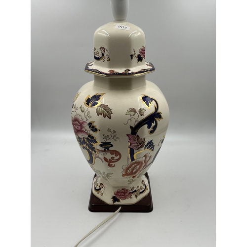 323 - A Mason's Mandalay table lamp - approx. 47cm high