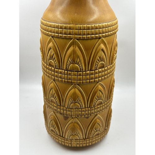 333 - A mid 20th century West German 1485/50 pottery floor vase