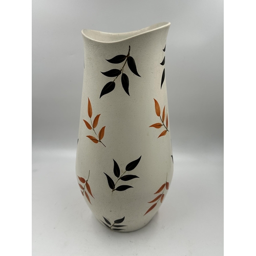 349 - A mid 20th century Brentleigh Ware pottery vase - approx. 38cm high