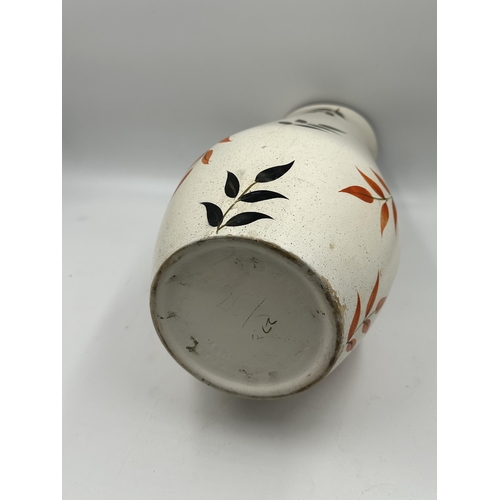 349 - A mid 20th century Brentleigh Ware pottery vase - approx. 38cm high