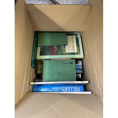 994 - Three boxes containing Aynsley Pembroke bone china vase, glassware, books etc.