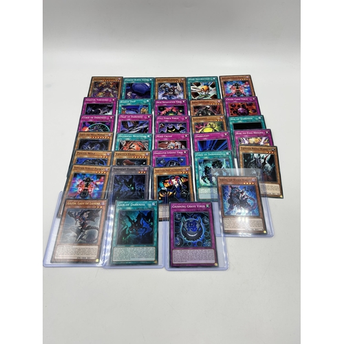 454 - A collection of 1996 first edition Yu-Gi-Oh! cards to include Ahrima The Wicked Warden, Caius The Me... 