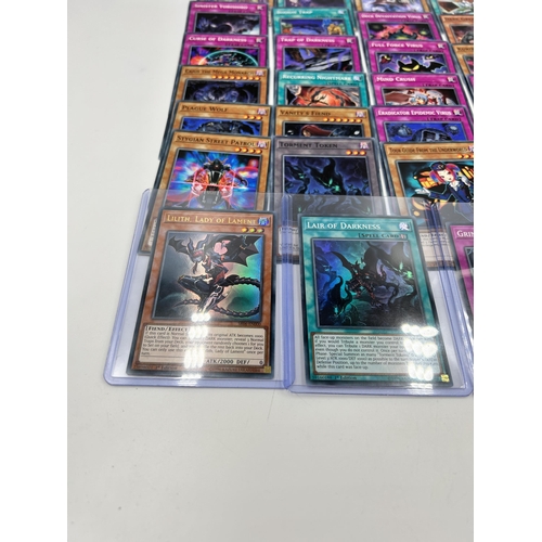 454 - A collection of 1996 first edition Yu-Gi-Oh! cards to include Ahrima The Wicked Warden, Caius The Me... 