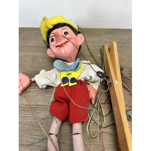 475 - Two vintage Pelham Puppets marionettes