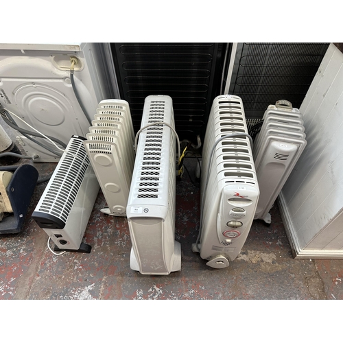 815 - Six items to include De'Longhi Rapido electric radiator, Hyco convector heater, two Dimplex electric... 