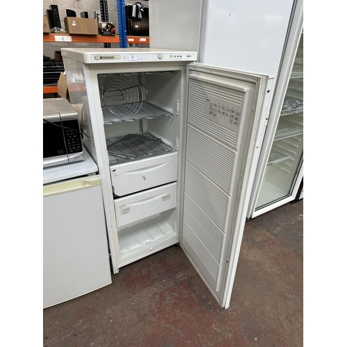 836 - A Frigidair upright freezer - approx. 136cm high