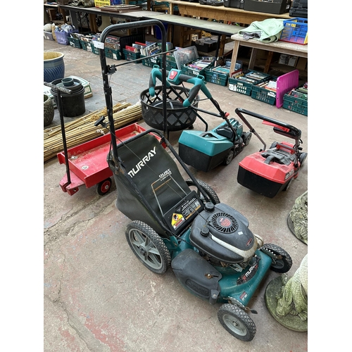 917 - A Murray Ultra petrol lawn mower with Tecumseh 6.25HP engine and grass collector