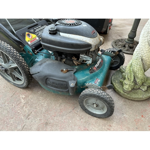 917 - A Murray Ultra petrol lawn mower with Tecumseh 6.25HP engine and grass collector