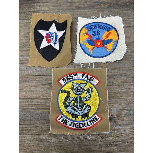 2233R - A collection of military cloth patches