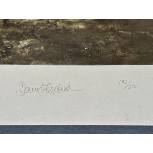 256 - A framed David Shepherd Falklands Casevac, Ajax Bay, 28 May 1982 pencil signed limited edition no. 1... 