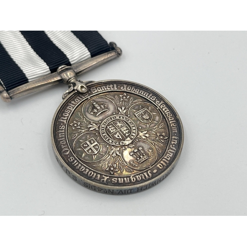 2227 - An Order of St. John Service medal presented to 12612 A/OFFR. H. Roberts Northwich Div. No. 4Dis. S.... 