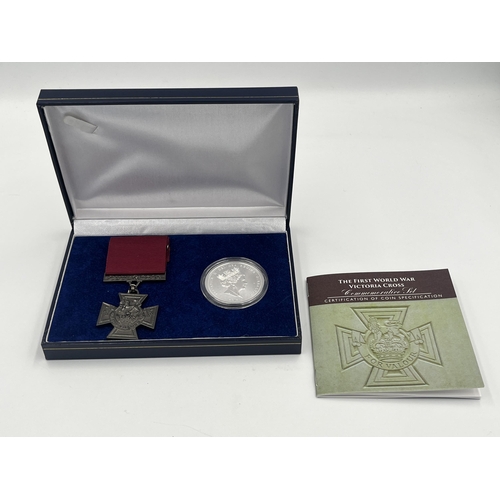 2235 - A boxed 2018 The Bradford exchange The First World War Victoria Cross limited edition of 1,918 comme... 