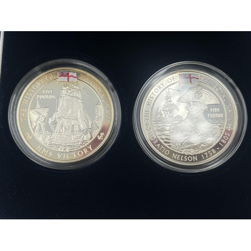 2238 - A boxed 2003 Royal Mint Westminster The Nelson HMS Victory .925 silver proof limited edition to 10,0... 