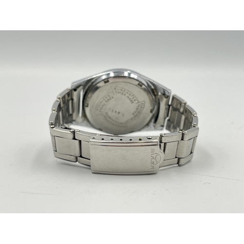 2343A - A 1960s Bvler Nivarox Beryllium Balance mechaincal men's wristwatch with associated stainless steel ... 