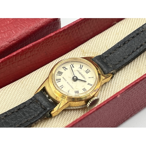 2344 - Four wristwatches to include Rotary, Ingersoll, Seiko etc.