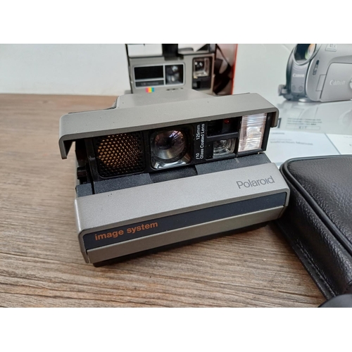 633 - Seven items to include boxed Polaroid 600 instant camera, Summit 8 x 22 and Bushnell Trophy waterpro... 