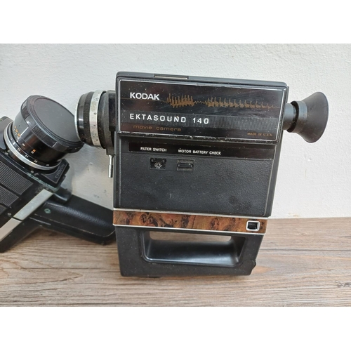 637 - A collection of items to include Kodak Ektasound 140 Super8 sound cine camera, Chinon 672 Autozoom S... 