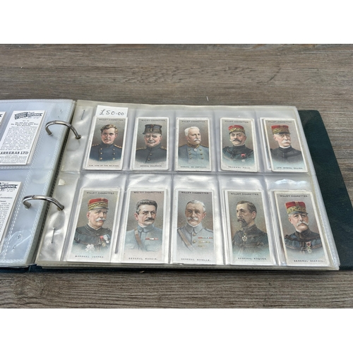 491 - A The Nostalgia Album containing a large collection of various cigarette cards