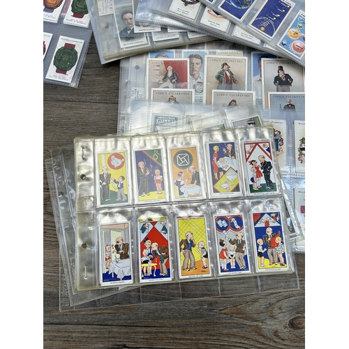 492 - A large collection of various cigarette cards