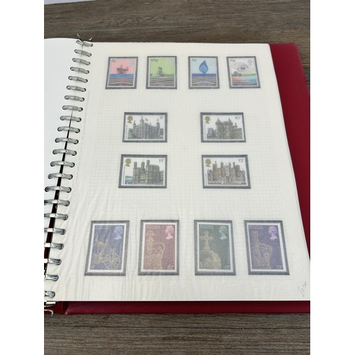 498 - An album containing a large collection of various stamps