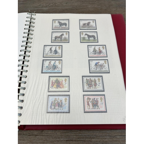 498 - An album containing a large collection of various stamps