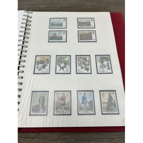 498 - An album containing a large collection of various stamps