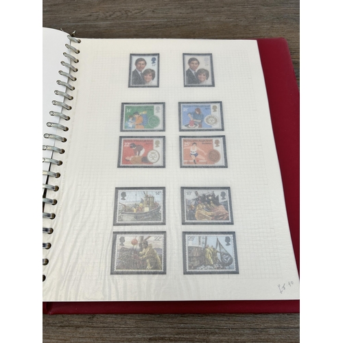 498 - An album containing a large collection of various stamps