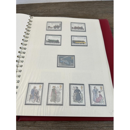 498 - An album containing a large collection of various stamps