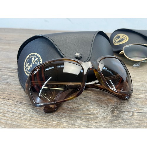 481 - Four pairs of Ray-Ban sunglasses