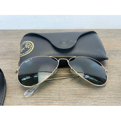 481 - Four pairs of Ray-Ban sunglasses