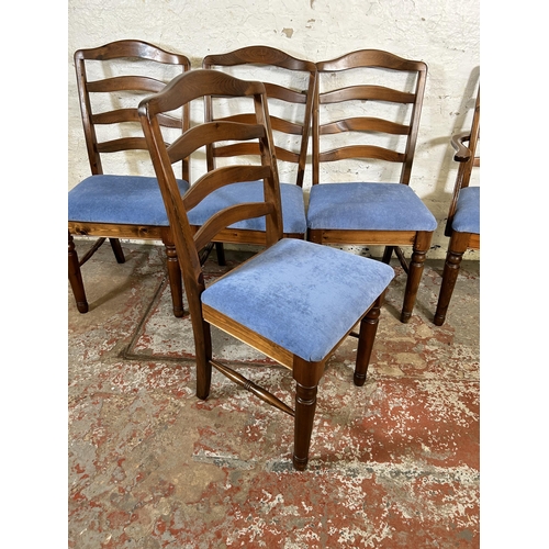 191 - Five Ducal pine dining chairs