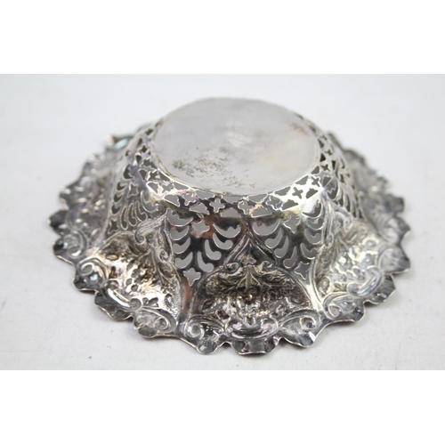 2454A - A .925 sterling silver bon bon dish - approx. gross weight 48g