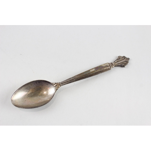 2477 - A Georg Jensen .925 sterling silver spoon - approx. 14.5cm long and 26g