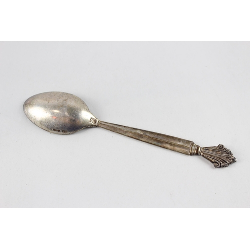 2477 - A Georg Jensen .925 sterling silver spoon - approx. 14.5cm long and 26g