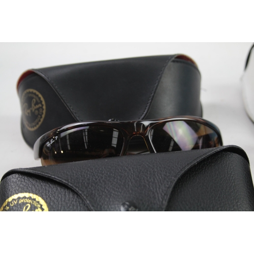 943 - Four cased pairs of Ray-Ban sunglasses