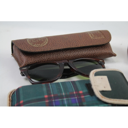 944 - Four cased pairs of Ray-Ban sunglasses