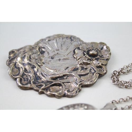 2421 - A collection of silver Art Nouveau style jewellery - approx. gross weight 59g