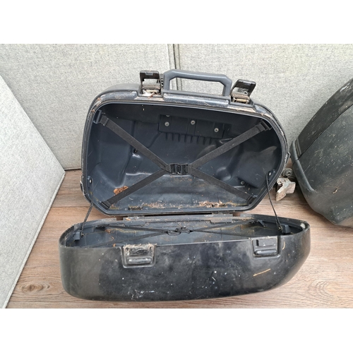 1161 - A pair of motorcycle panniers for a Honda ST1100