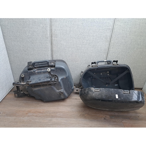 1161 - A pair of motorcycle panniers for a Honda ST1100